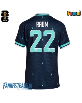 Germania David Raum #22 Echipament de Fotbal Replică Mondial 2026 Femei Deplasare